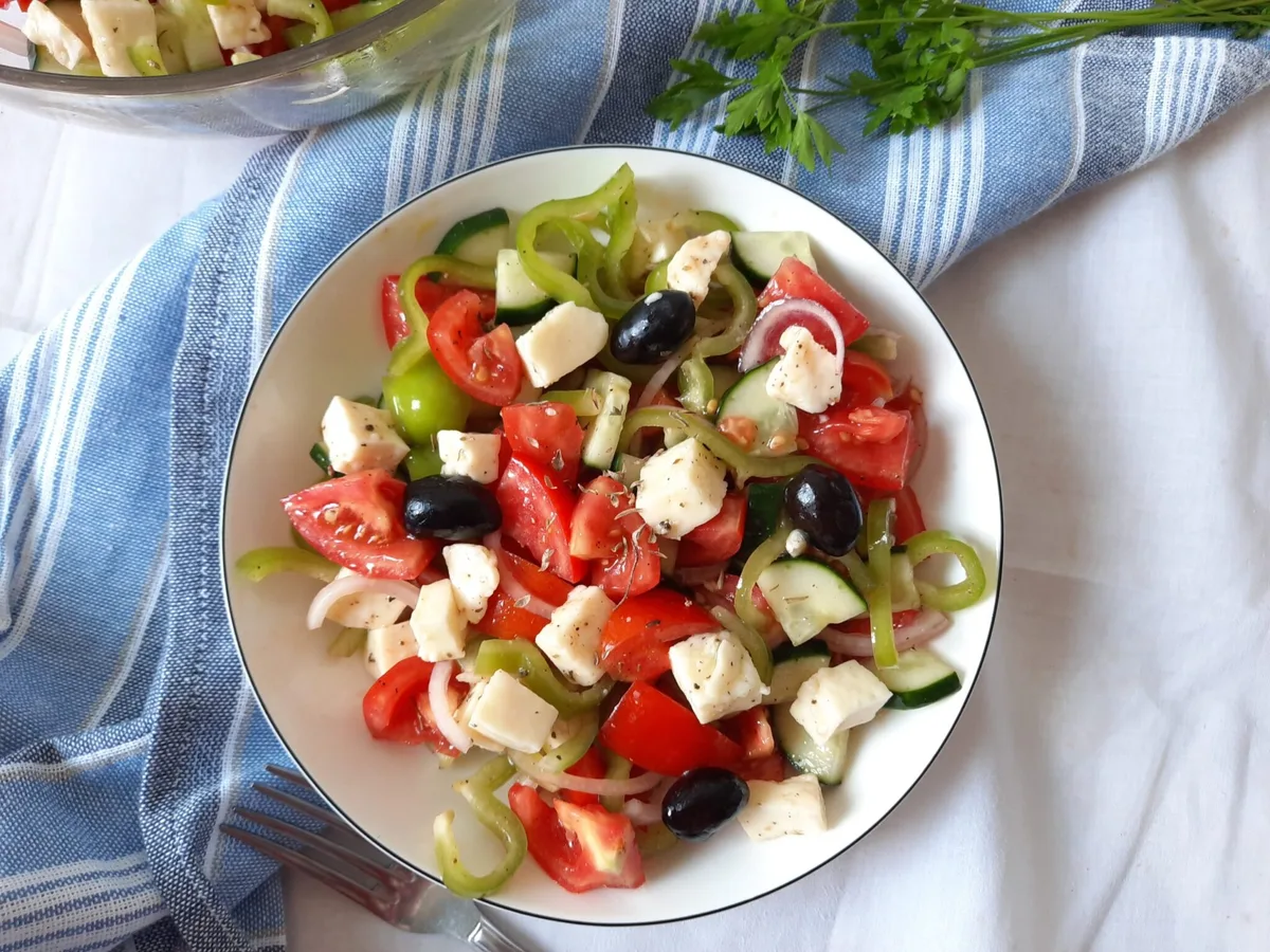 Horiatiki (Greek Country Salad)