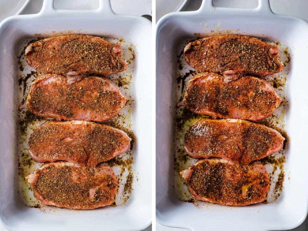 Horseradish Encrusted Pork Loin Chops