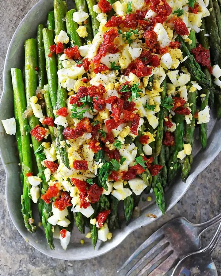 HOT ASPARAGUS EGG SALAD