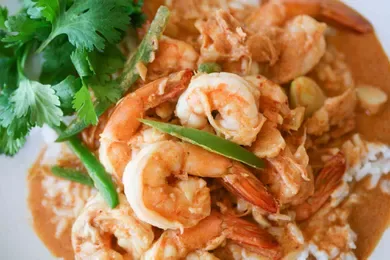 Hot Peppered Shrimp