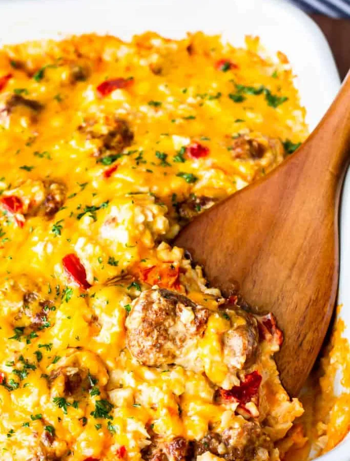 Hot Sausage Casserole