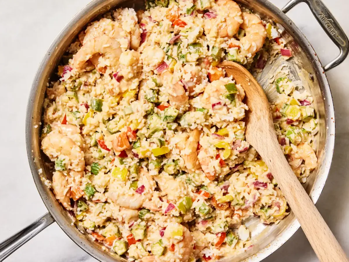 Hot Shrimp Salad Casserole