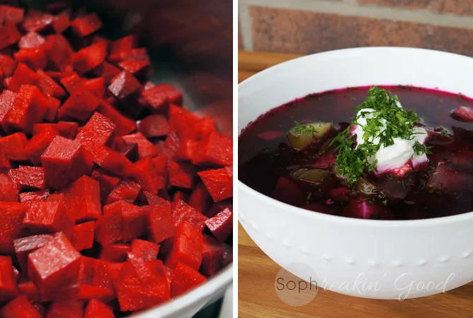 Irene's Cold Borscht