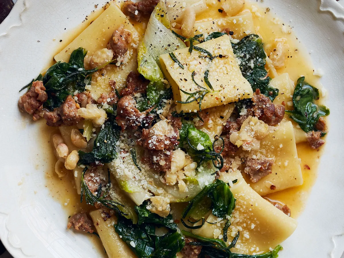 Italian Sausage and Greens