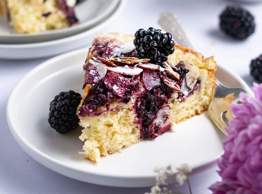 Jam Cake Blackberry Cobbler