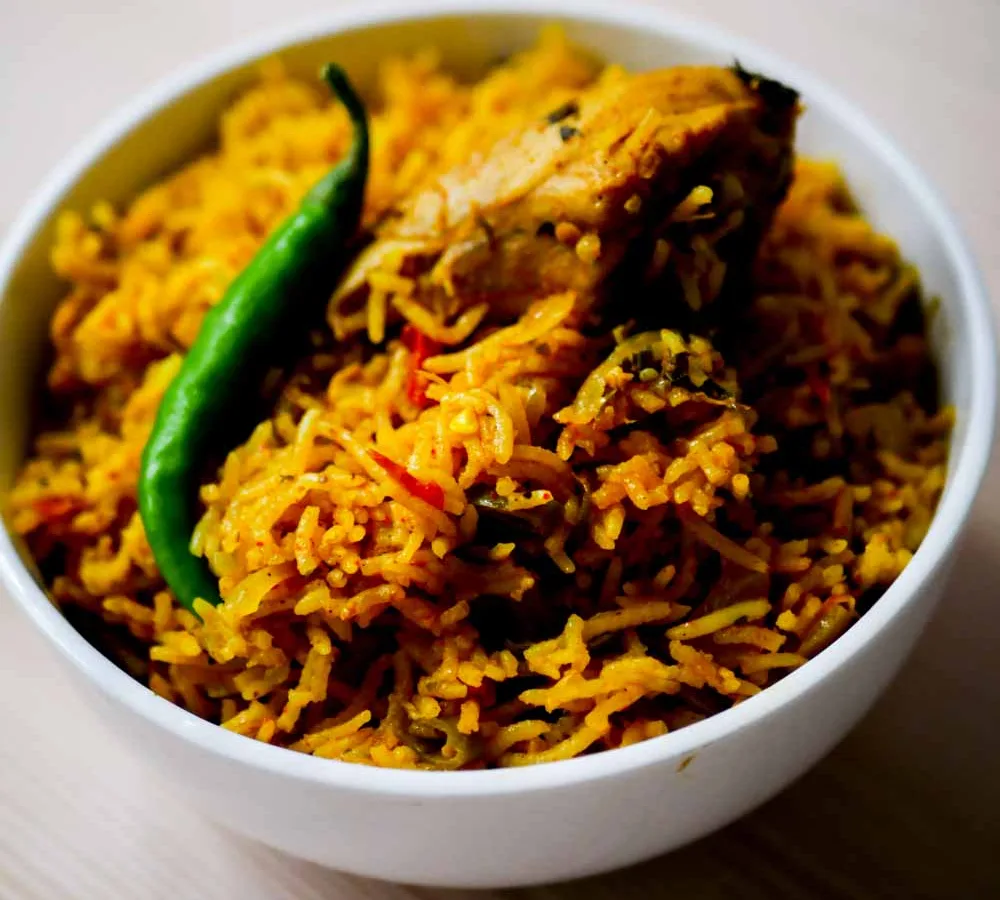 Kukul-Mas Buriyani (Chicken Biryani)