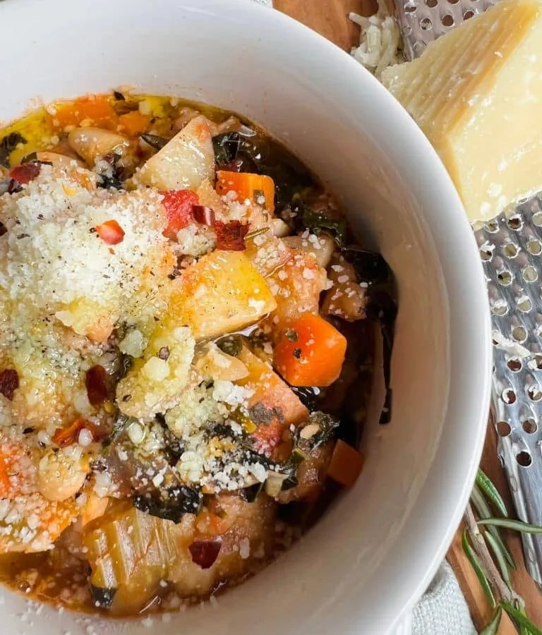 La Ribollita Tuscan Bean Soup Au Gratin