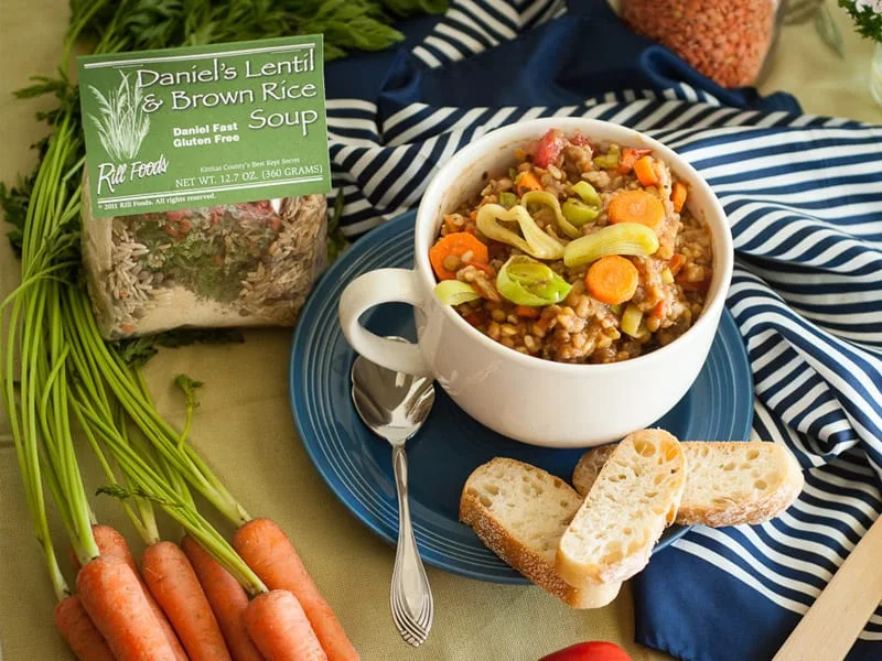 Lentil and Brown Rice Soup