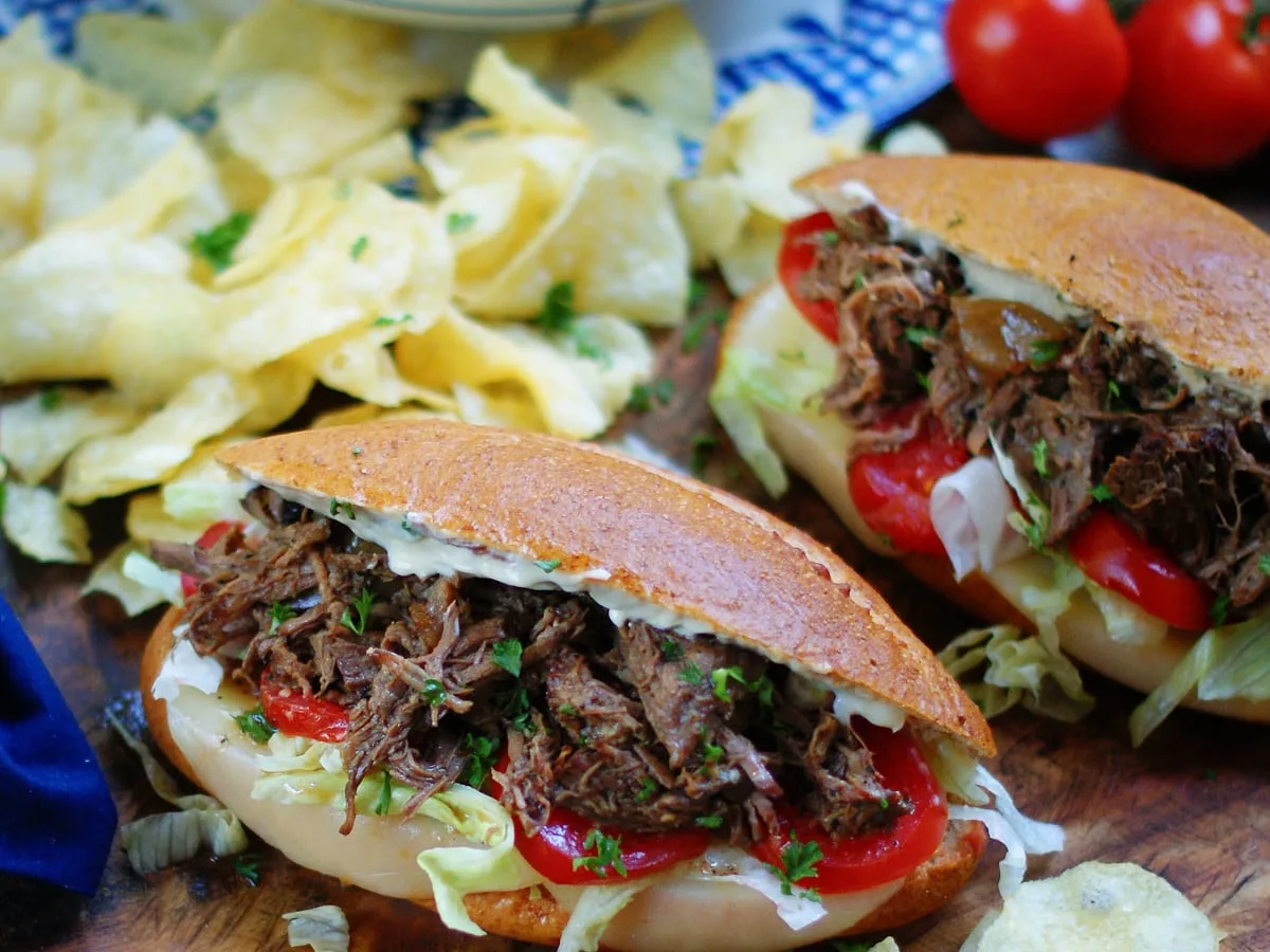 Magically Delicious Roast Beef Po-boys
