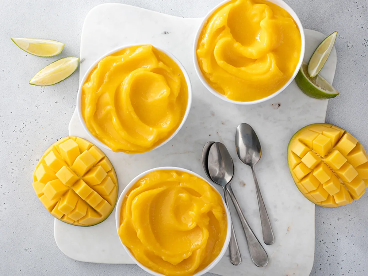 Mango Ice Cream Green Mango Salad