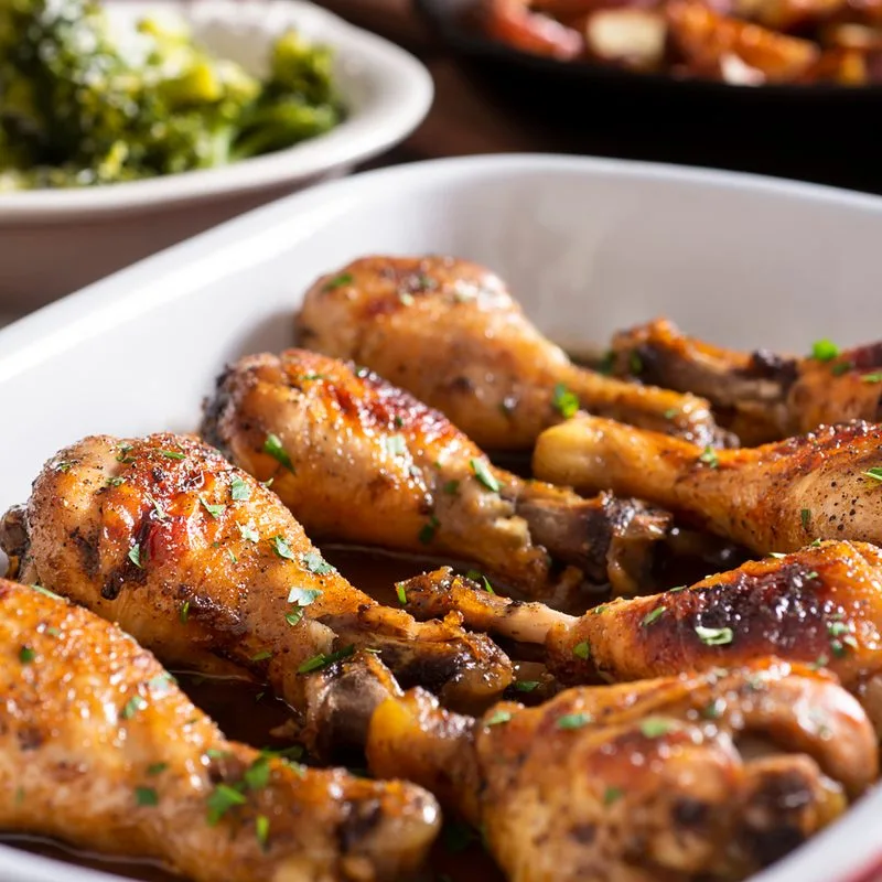 Marinated Chicken & Pork