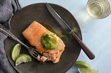 Marinated Herb Baked Salmon