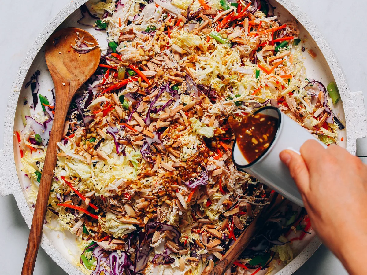 Maw Maw's Slaw With A Ginger Soy Dressing