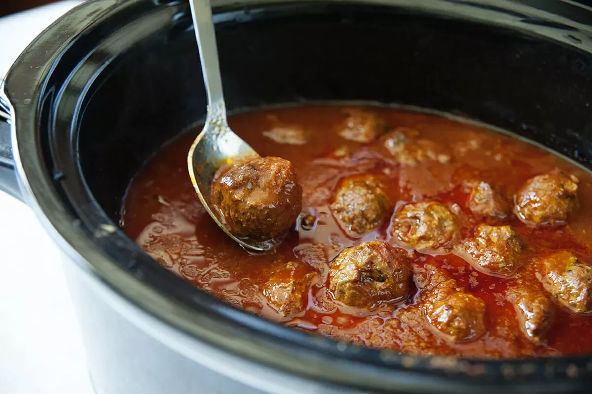 Meatballs In Sun Dried Tomato Gravy