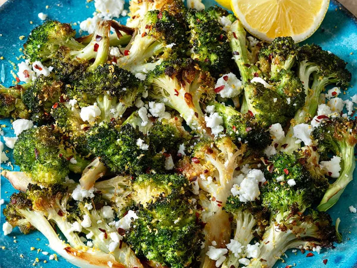 Mediterranean Grilled Broccoli