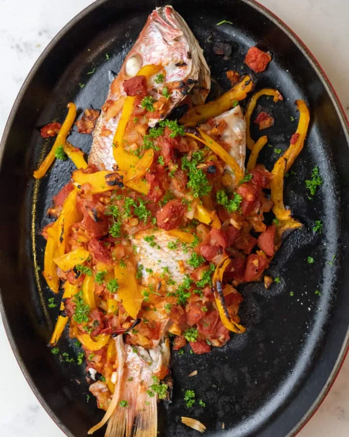 Mexican Style Baked Fish
