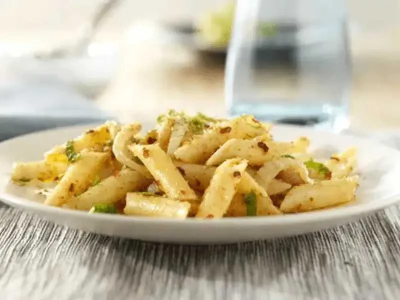 Mostaciolli With Fennel, Mint And Bread Crumbs