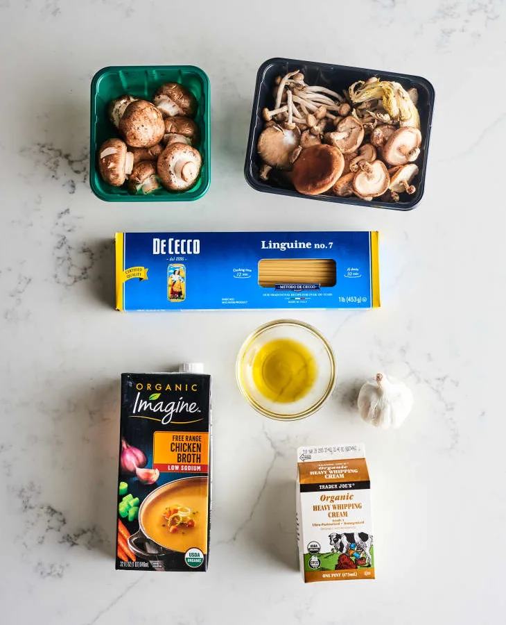 Mushroom Confit Pasta