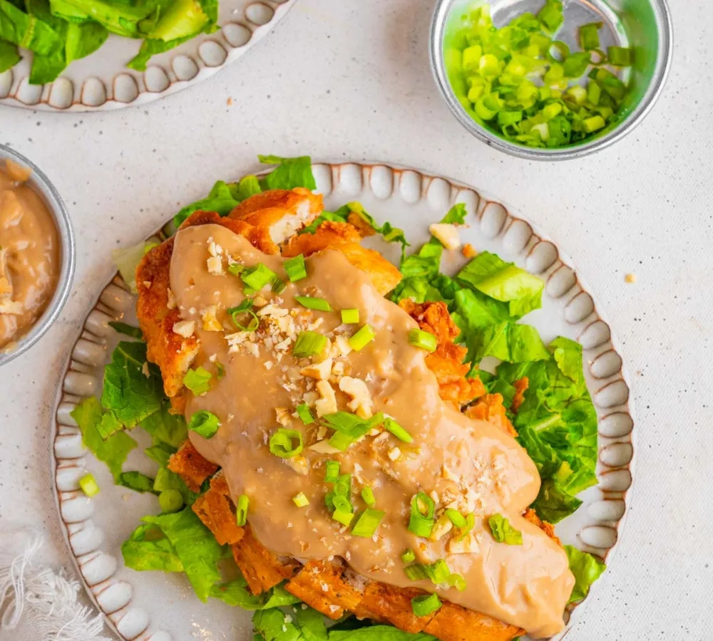 Oven Fried Chicken with Gravy