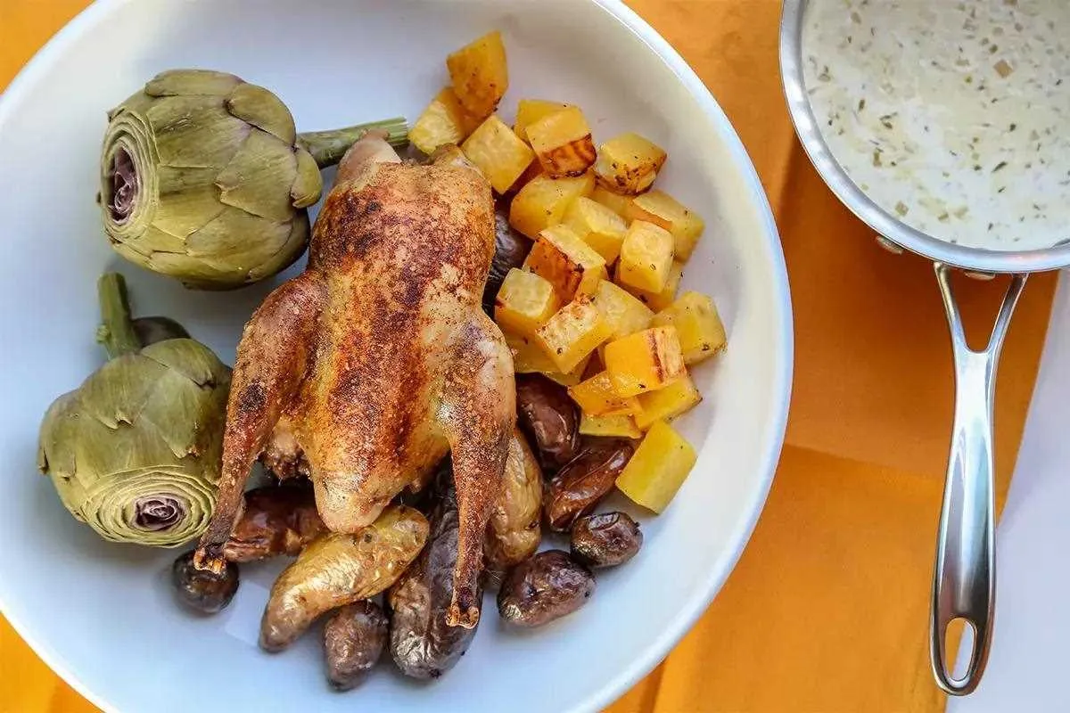 Pheasant in Spiced Sour Cream