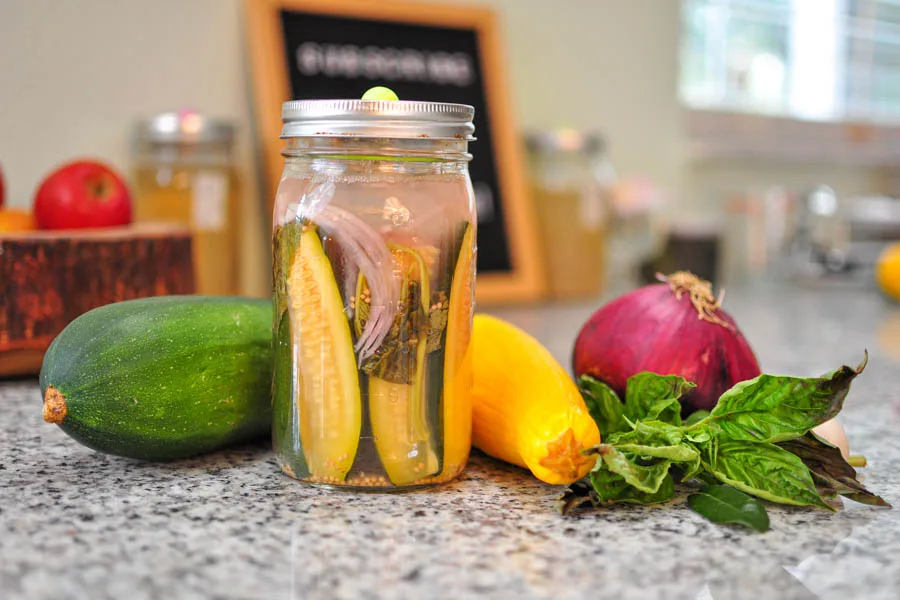 Pickled Yellow Squash