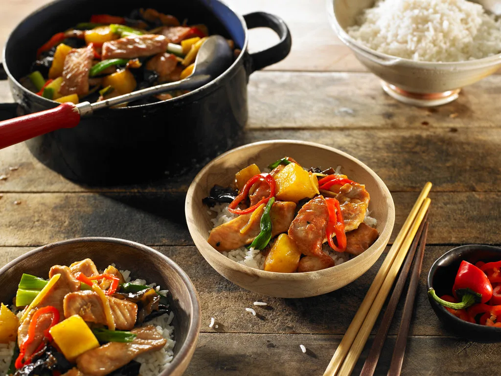 Pineapple Pork Stir Fry