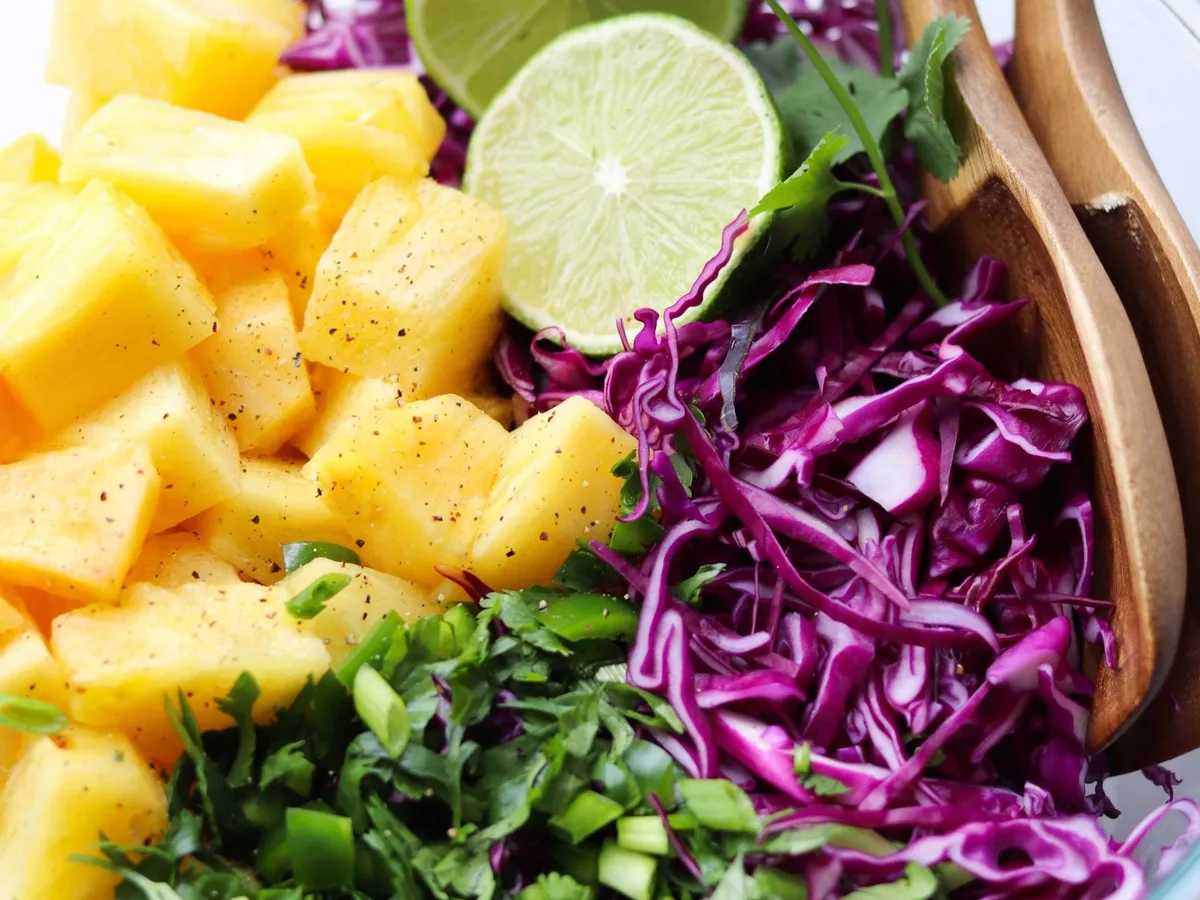 Pineapple Slaw Serves:4