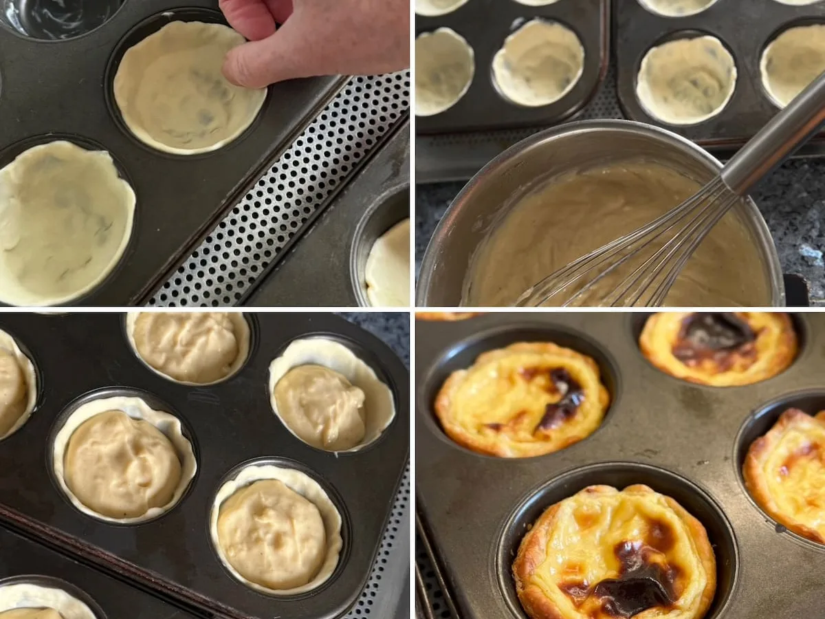 Portuguese Chocolate Tarts
