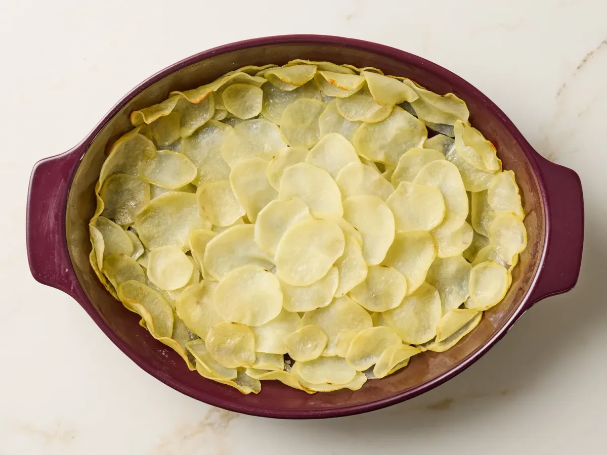 Potato Slices With Cheese