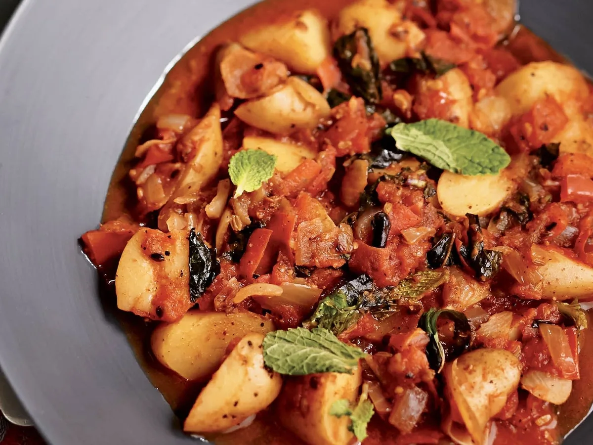 Potato Tomato Curry