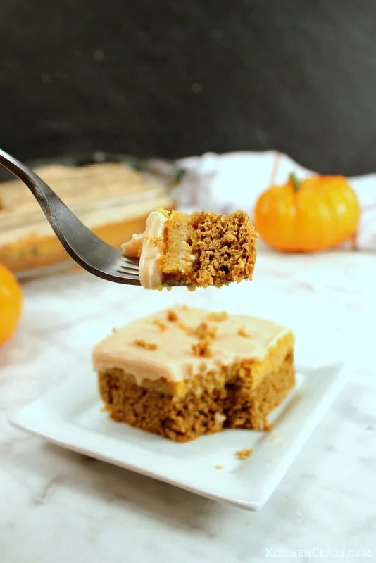 Pumpkin Cheesecake Bars