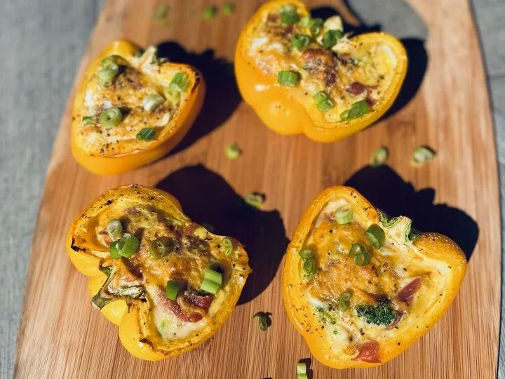 Quiche-Stuffed Peppers