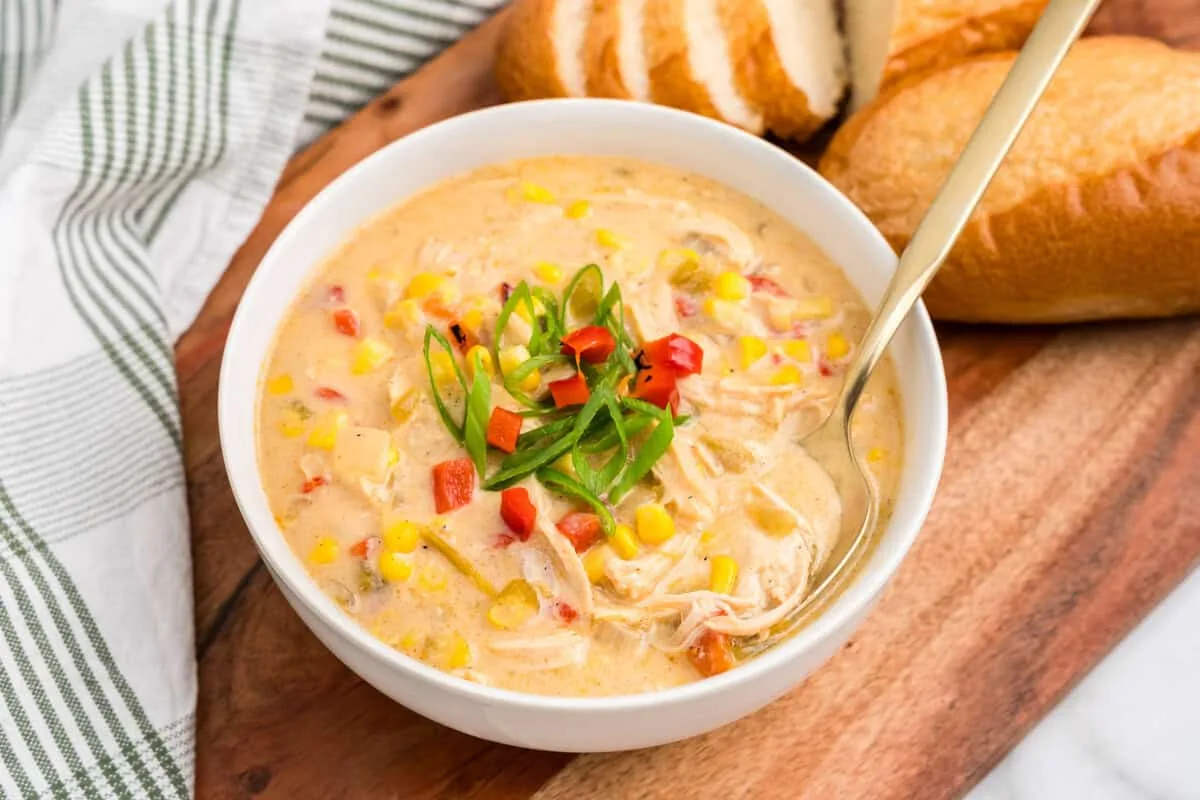 Quick Cheesy Chicken-Corn Chowder