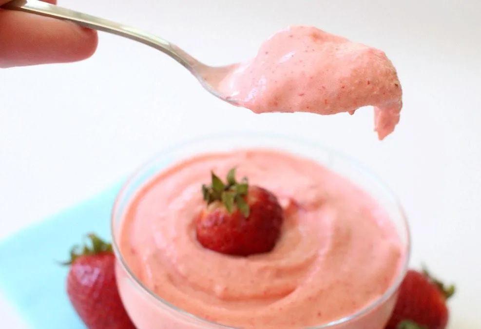 Quick Strawberry Ice Cream