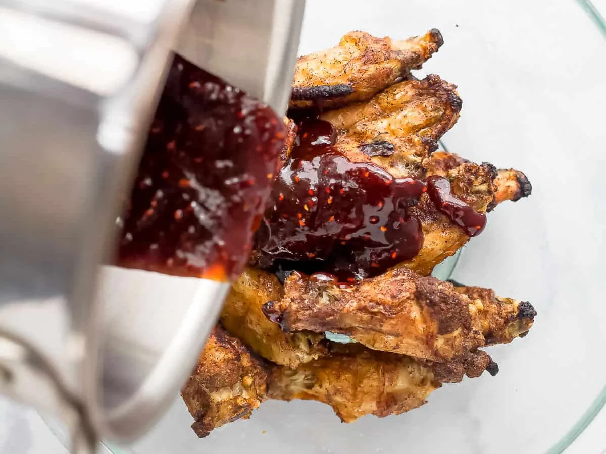 Raspberry Chicken Wings