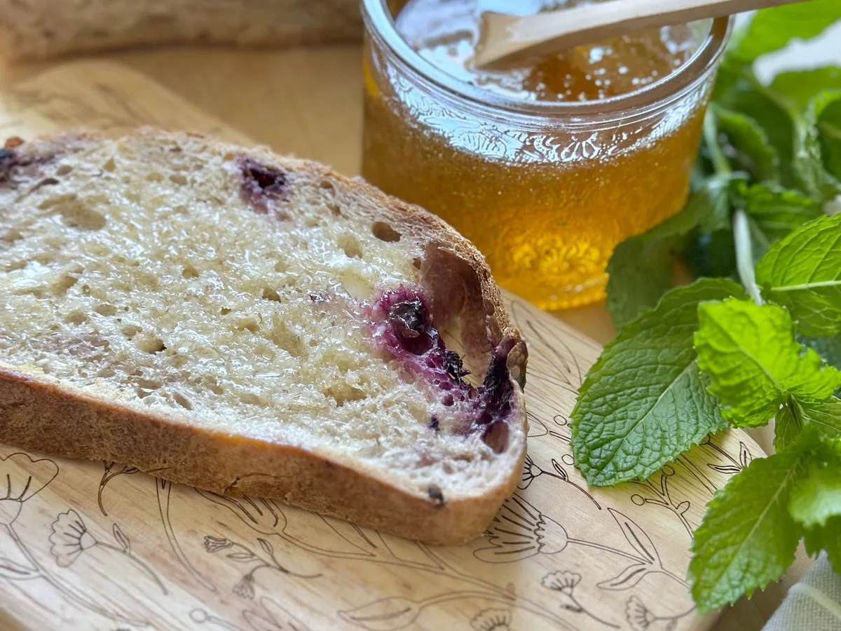 Raspberry Mint Honey