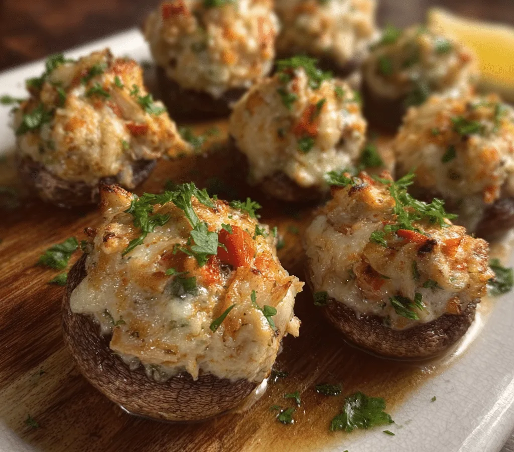 Red Lobster Crab Stuffed Mushrooms