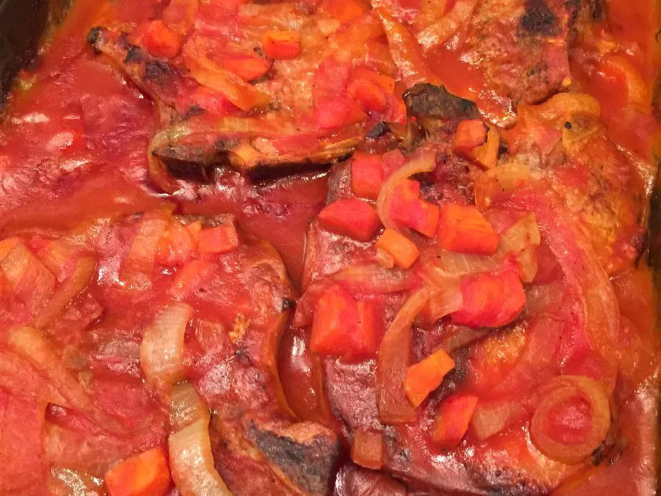 Red Pork Chops