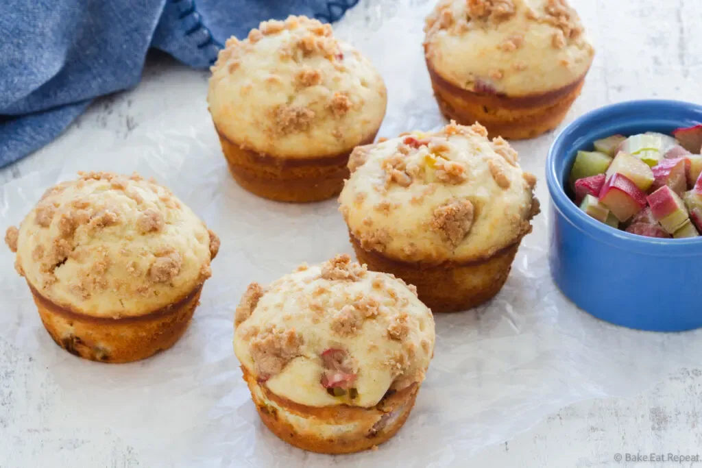Rhubarb Muffins