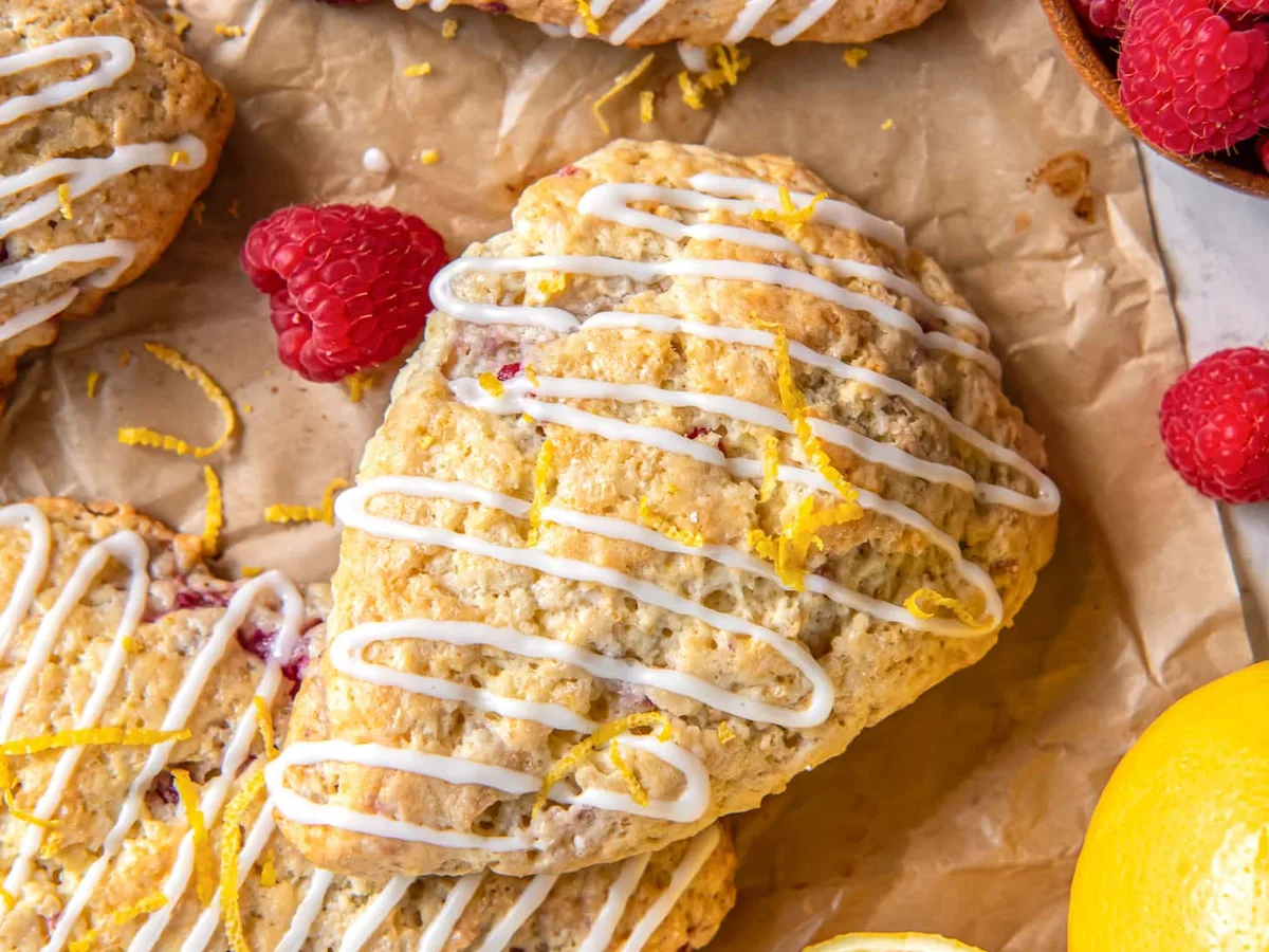 Rich Raspberry Scones