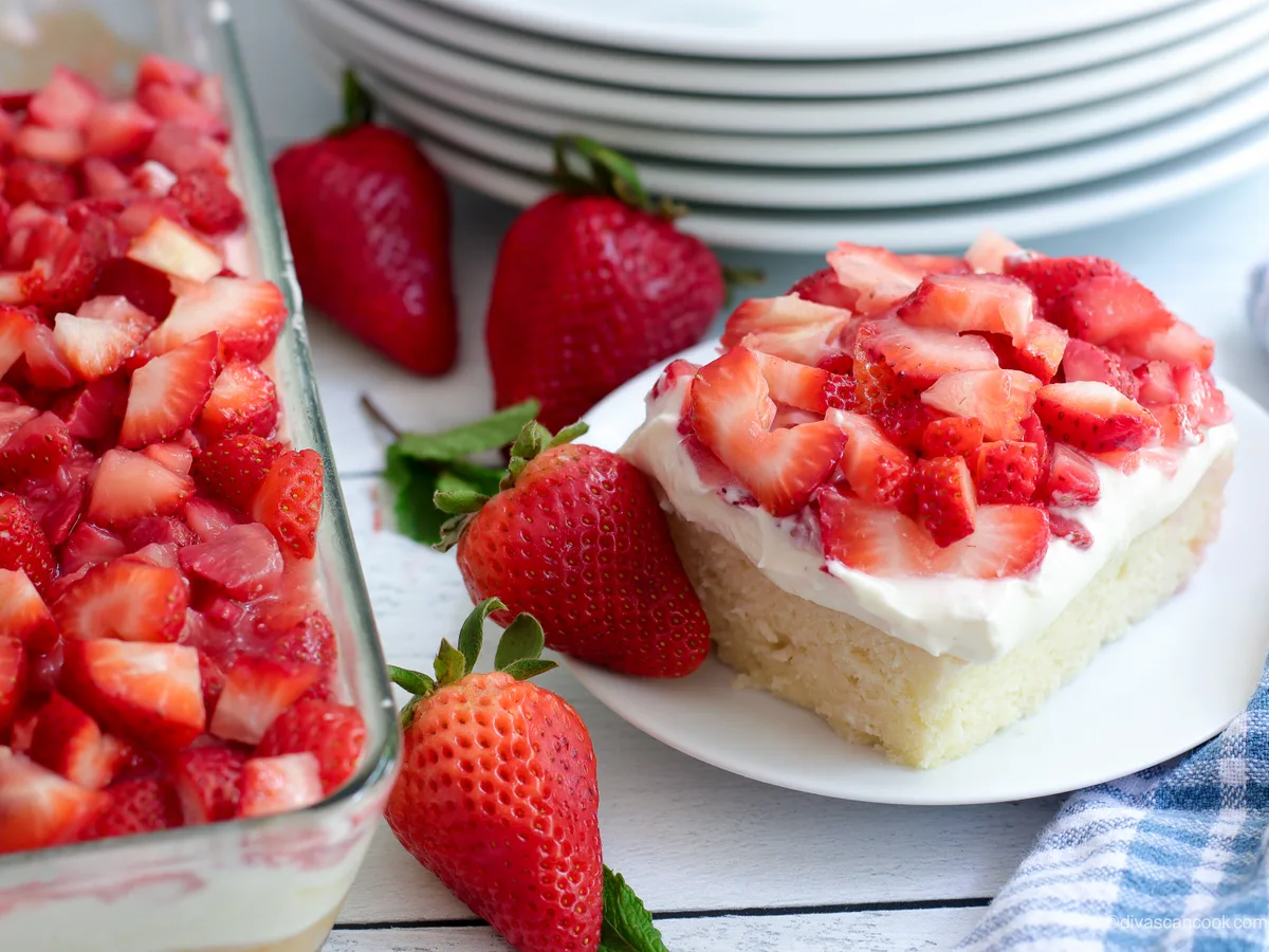Rich Strawberry Short Cake