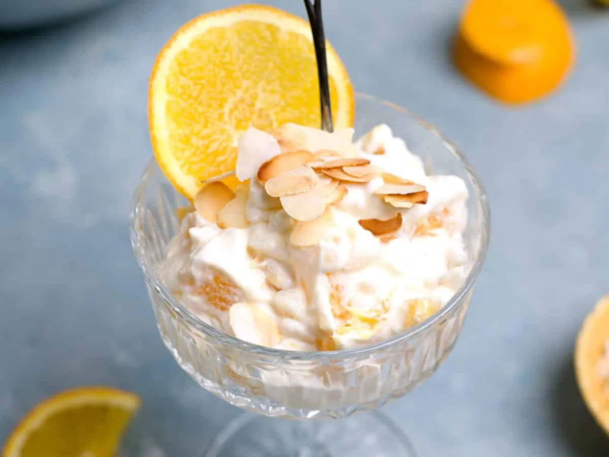 Ris à la Malta - Rice with Oranges and Whipped Cream