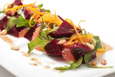 Roasted Beet And Crab Salad