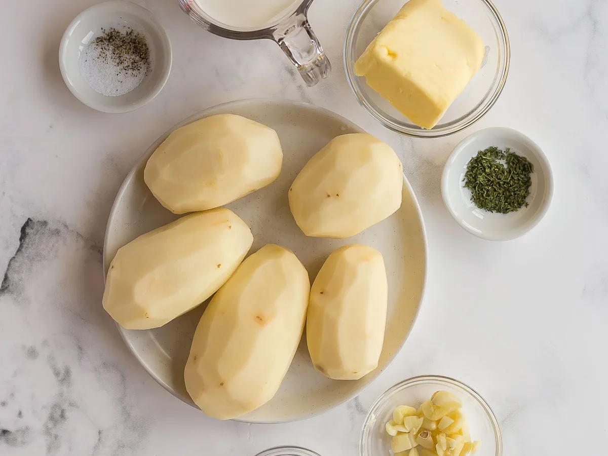 Roasted Garlic Mash Potatoes