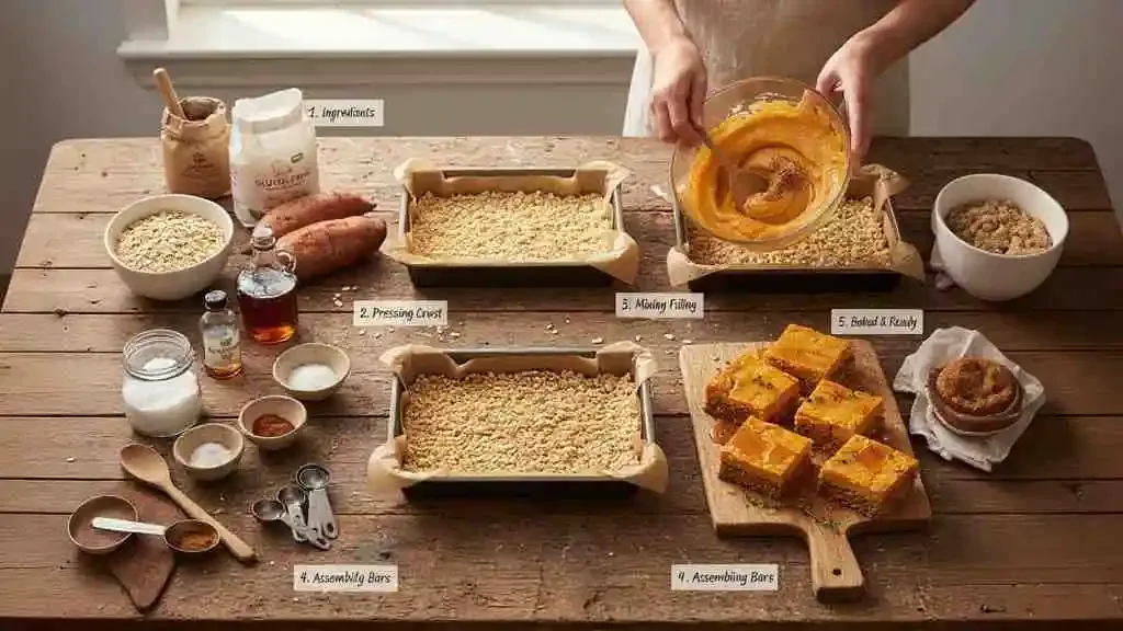 Roasted Sweet Potato Bars