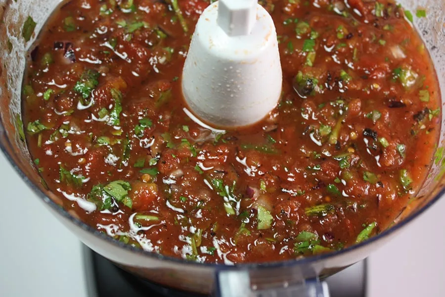 Roasted Three Pepper Salsa