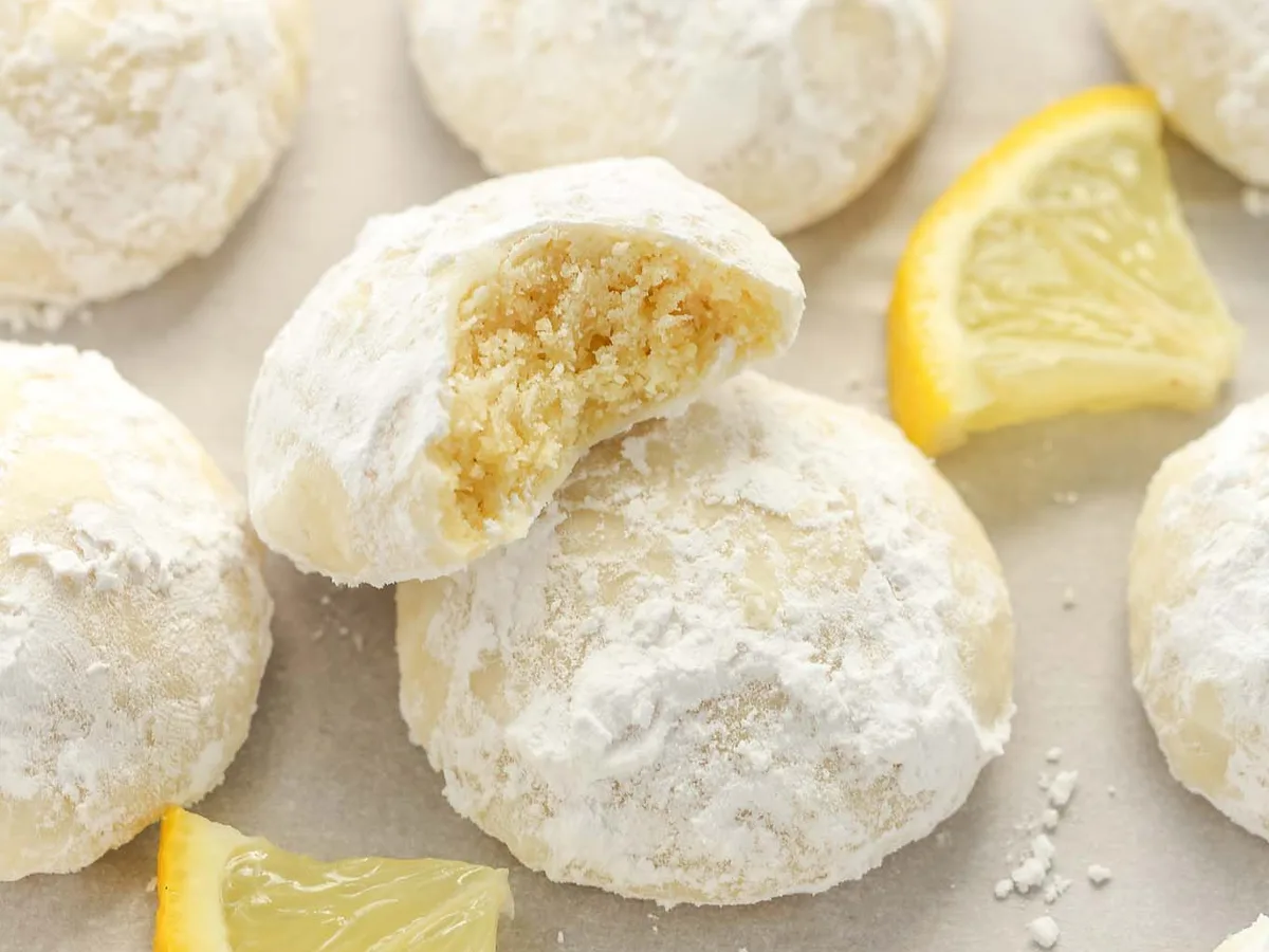 Rolled Lemon Cookies