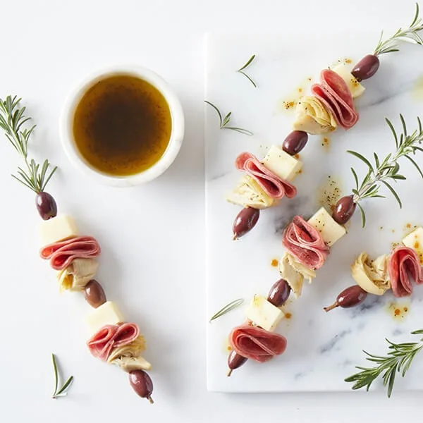 Rosemary - Skewered Buffalo Mozzarella Parcels