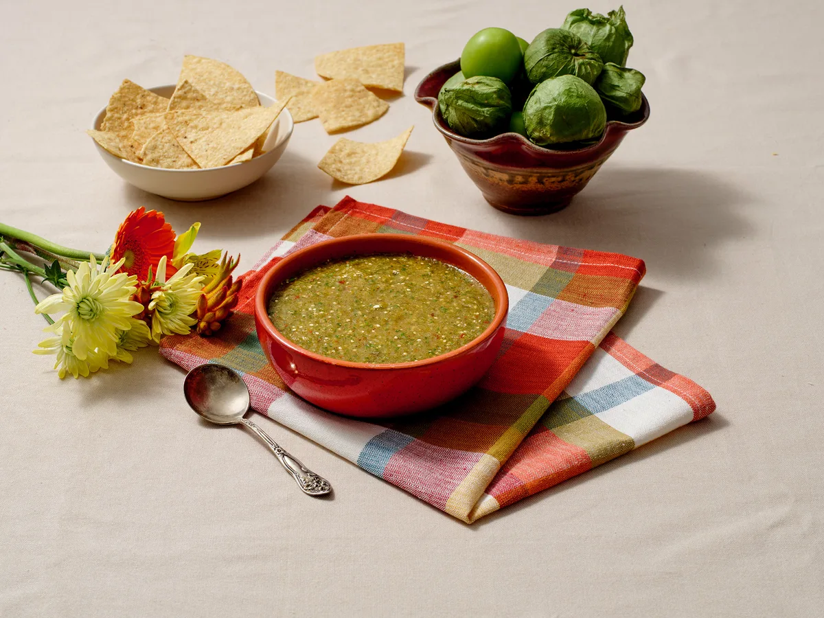 Salsa de Chile Verde con Queso
