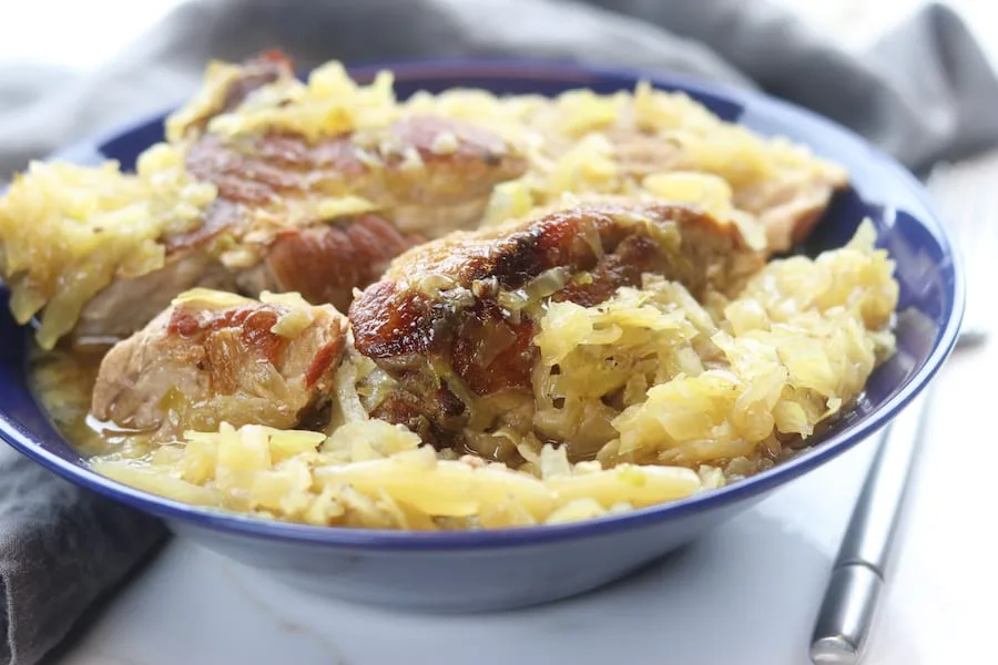 Sauerkraut and Dumplings with Ribs